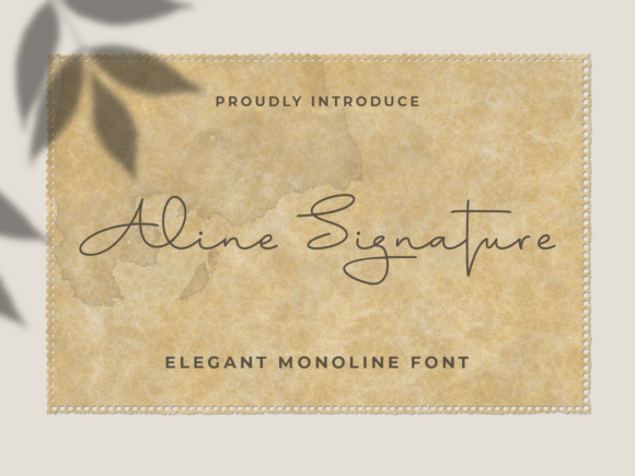 Aline Signature: A Playful Script Font for Editorial Designs