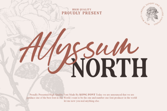 Allyssum North: A Playful Font for Crafters and Designers