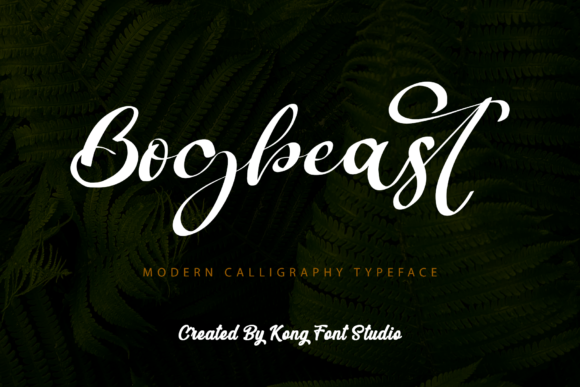 Bogbeast: A Playful Script Font for Modern Branding