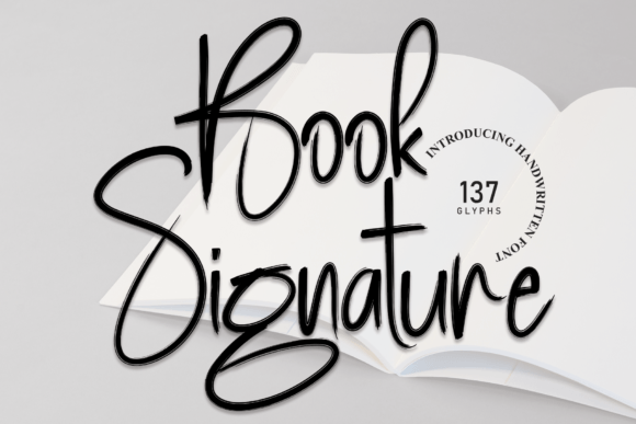 Book Signature Font: The Artful Typeface for a Polished Brand