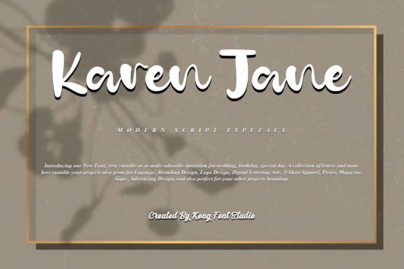 Boost Your Campaign with Karen Jane: A Playful Handwritten Font