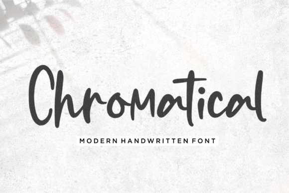 Chromatical: A Paint Brushed Script for Elegant Branding