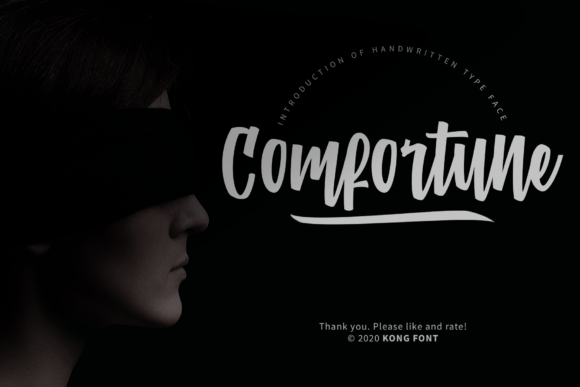 Comfortune: A Playful Handwritten Font for Web Design