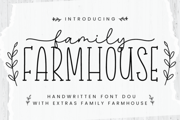 Crafting Reading Experiences with the Family Farmhouse Typeface