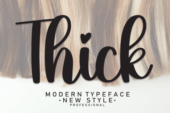 Discovering Thick: A Versatile Font for Creative Branding