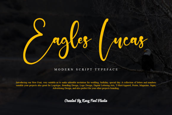 Eagles Lucas: A Handwritten Font for Modern Marketing