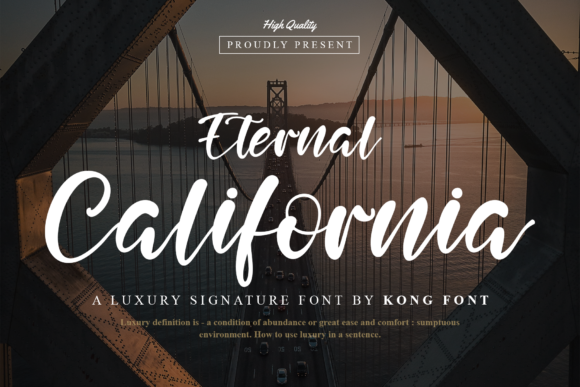 Enhance Your Brand with Eternal California Font