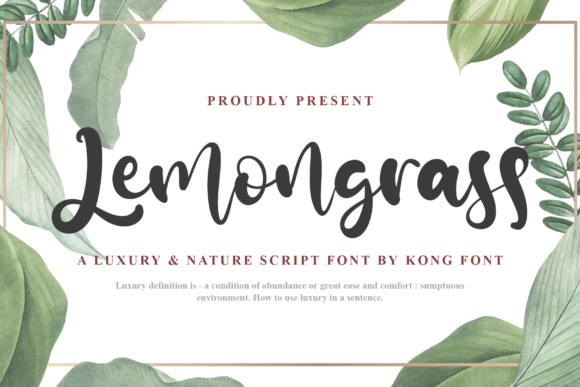 Enhance Your Campaign with Lemongrass Font