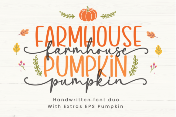 Farmhouse Pumpkin Font: Your Secret Weapon for Cozy Campaigns