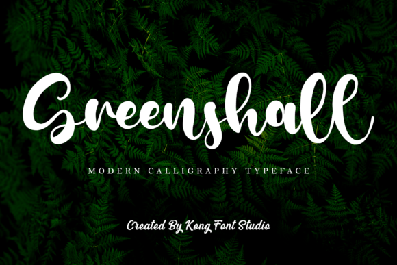Greenshall: A Versatile Handwritten Script Font for Digital Design