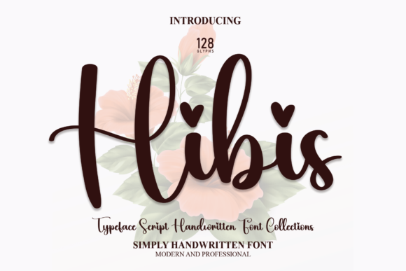 Hibis: A Font with Hearts for Dots in Digital Design