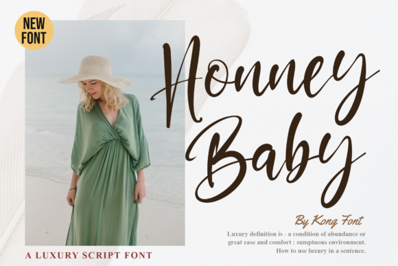 Honney Baby: A Playful Handwritten Script Font for Crafters