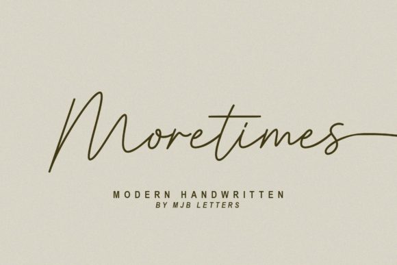 How Moretimes Font Brings Natural Flow to Campaign Design
