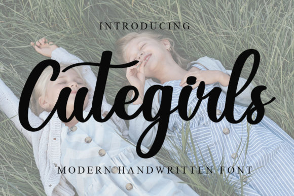 Introducing Cute Girls: A Font for Elegant Digital Design