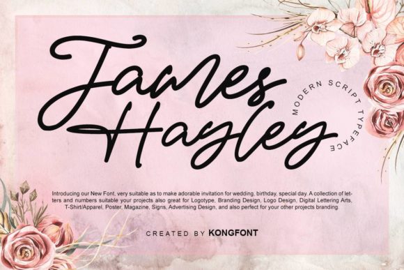 James Hayley: A Playful Script Font for Your Brand