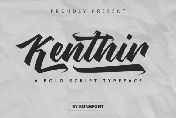 Kenthir: A Playful Handwritten Font for Engaging Campaigns