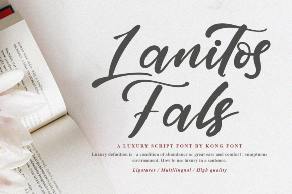 Lanitos Falls: A Playful Handwritten Script for Creative Campaigns