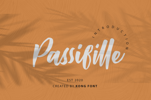 Passifille: A Playful Script Font for Creative Makers