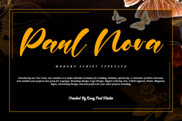Paul Nora: A Playful Script Font for Modern Publications