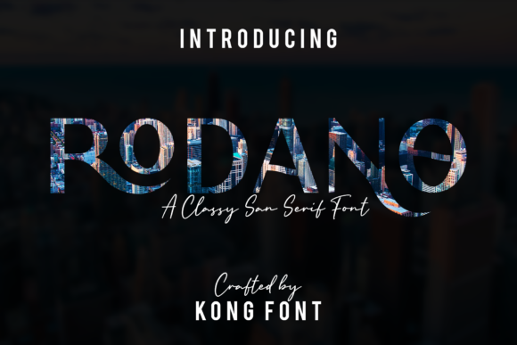 Rodano: A Bold Serif with an Editorial Heart