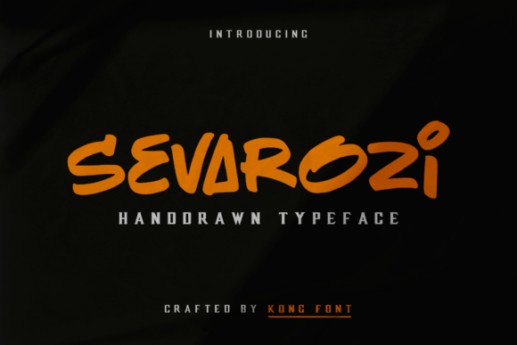Sevarozi: A Bold and Playful Handwritten Font for Editorial Design