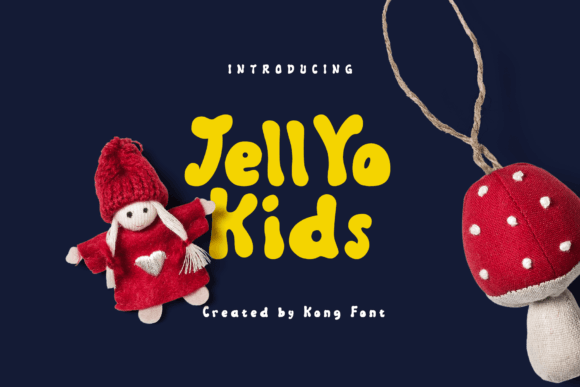 The Jellyo Kids Font: A Playful Handwritten Script for Craft Projects
