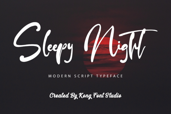 Unlock Creativity with Sleepy Night: A Playful Script Font