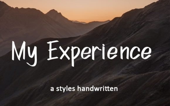 Why My Experience Became My Favorite Handwritten Font