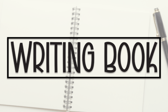 Writing Book: A Font That Elevates Your Crafted Products